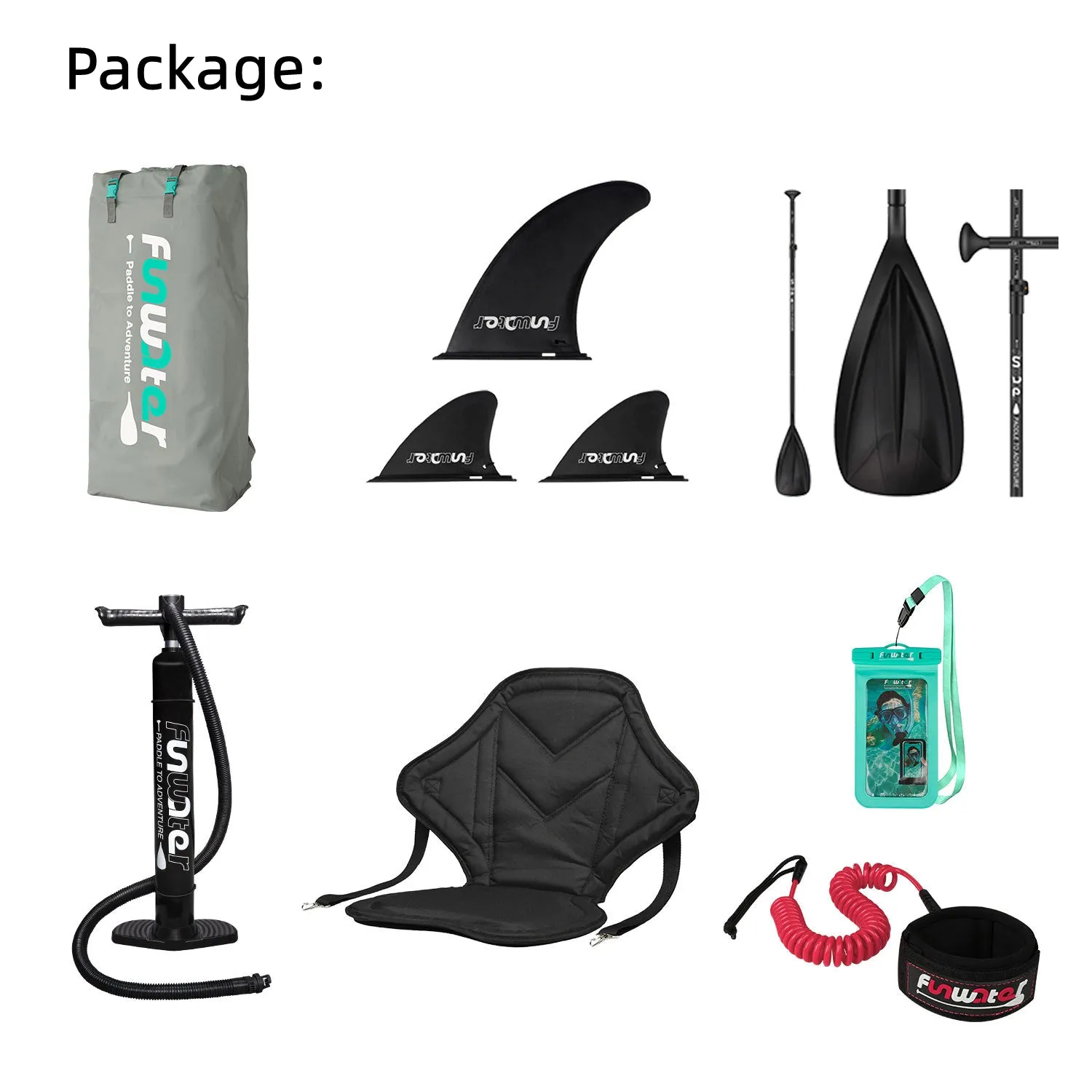 330CM Inflatable Stand Up Paddle Board SUP Board for Adults Kids