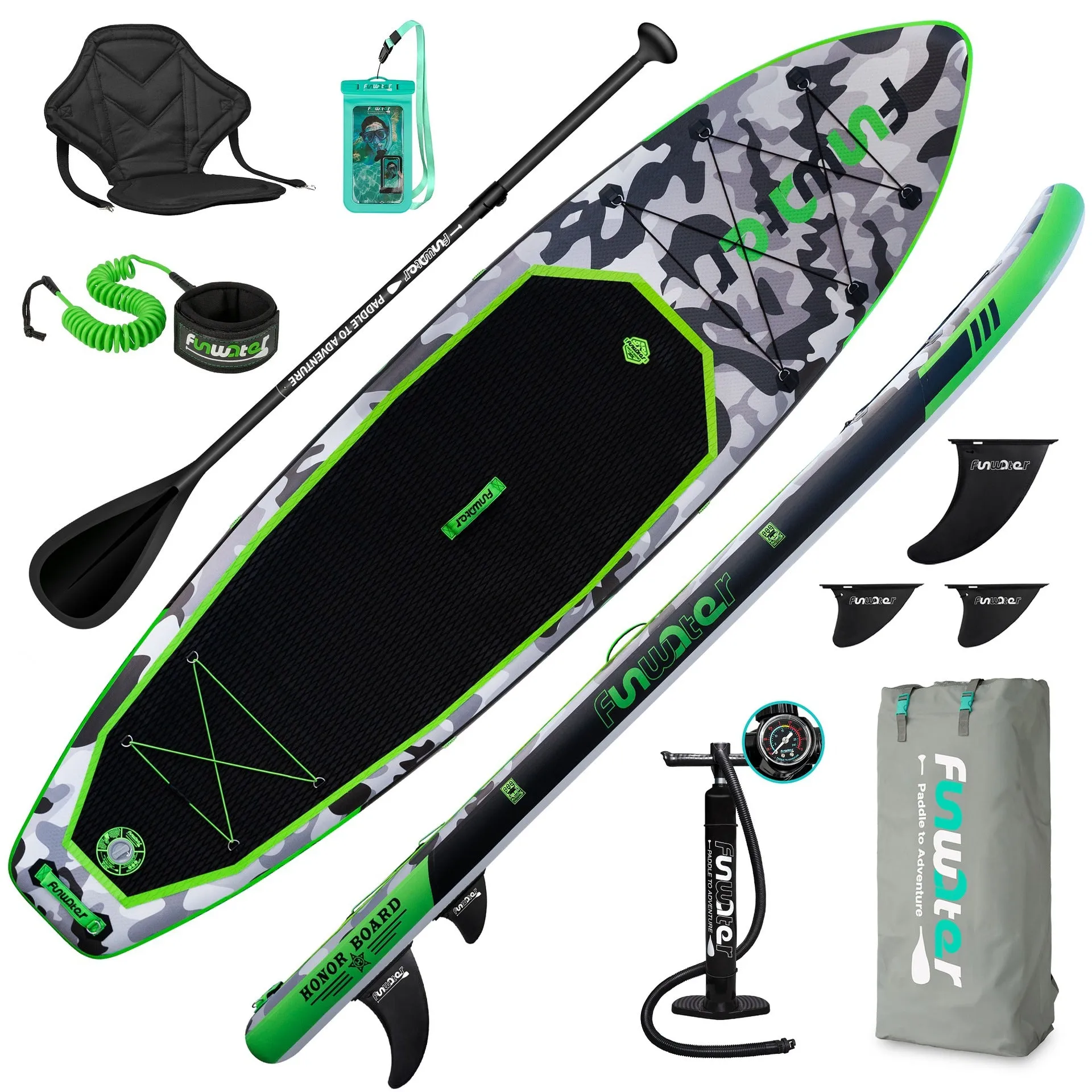 330CM Inflatable Stand Up Paddle Board SUP Board for Adults Kids