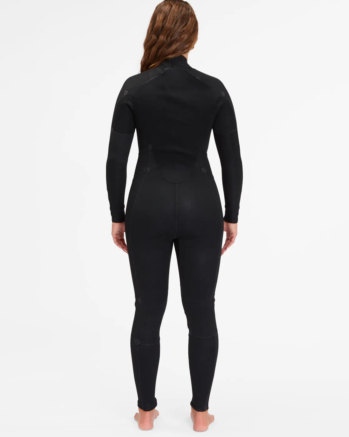5/4 Launch Back Zip Full Wetsuit - Black