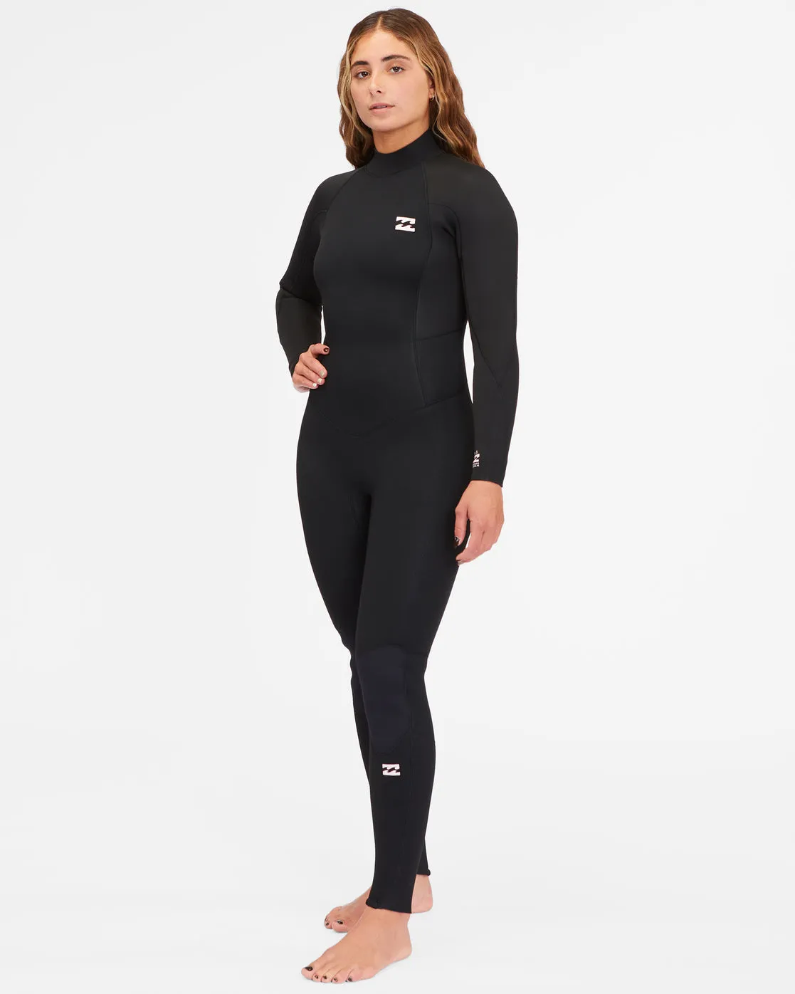 5/4 Launch Back Zip Full Wetsuit - Black