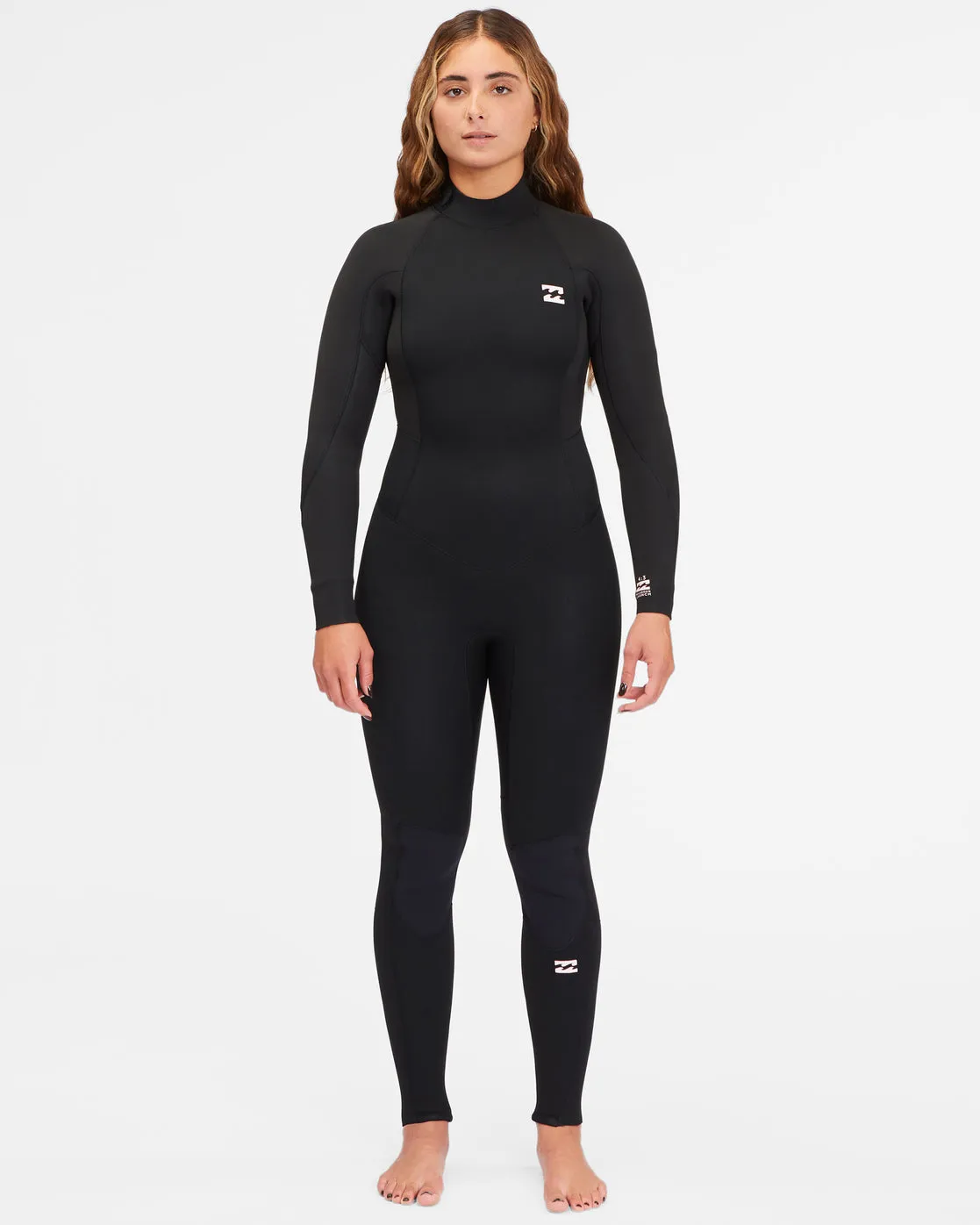 5/4 Launch Back Zip Full Wetsuit - Black