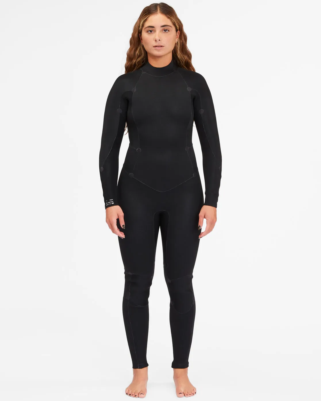 5/4 Launch Back Zip Full Wetsuit - Black