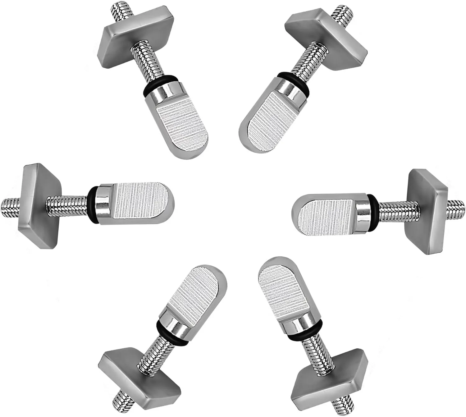 6pcs Surfboard Fin Screws, Stainless Steel Sup Surf Fin Screw Set for Long Board Paddle Board Longboard Paddleboard Inflatables Kayak Boat Stand Up Board Surfing Accessories