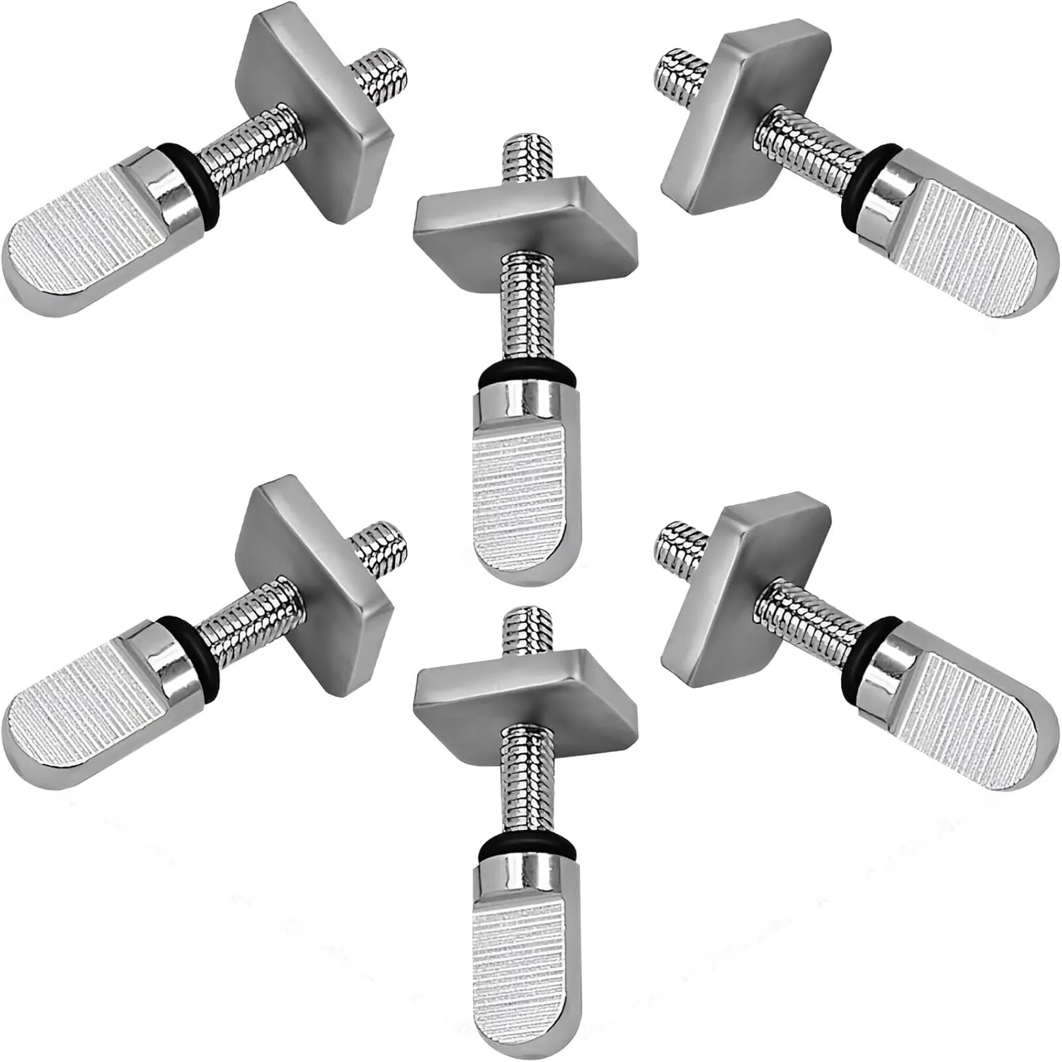 6pcs Surfboard Fin Screws, Stainless Steel Sup Surf Fin Screw Set for Long Board Paddle Board Longboard Paddleboard Inflatables Kayak Boat Stand Up Board Surfing Accessories