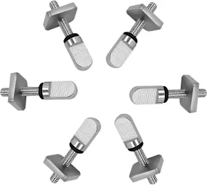 6pcs Surfboard Fin Screws, Stainless Steel Sup Surf Fin Screw Set for Long Board Paddle Board Longboard Paddleboard Inflatables Kayak Boat Stand Up Board Surfing Accessories
