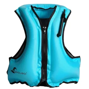 Adult Inflatable Life Jacket Swim Vest Snorkeling Floating Life Vest Swimming Drifting Surfing Water Sports Life Saving Jacket