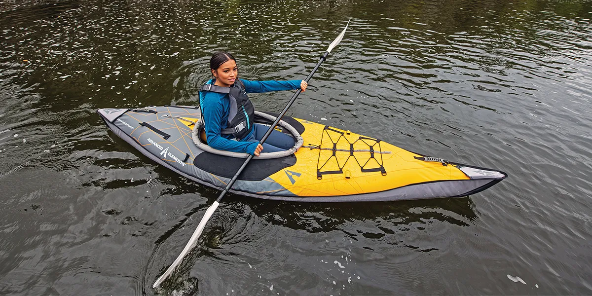 ADVANCED ELEMENTS | AdvancedFrame® Elite Kayak with Pump | AE1012-OG-E-P