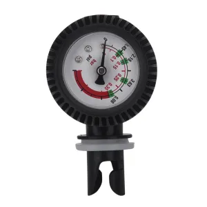 Air Pressure Gauge, Nylon Inflatable Boat Air Pressure Gauge Barometer for Kayak Raft Black Kayak Accessories
