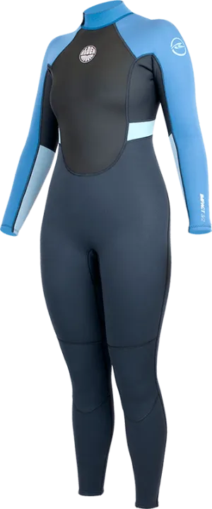 Alder Ladies Impact 3/2mm Full Wetsuit -GRAPHITE