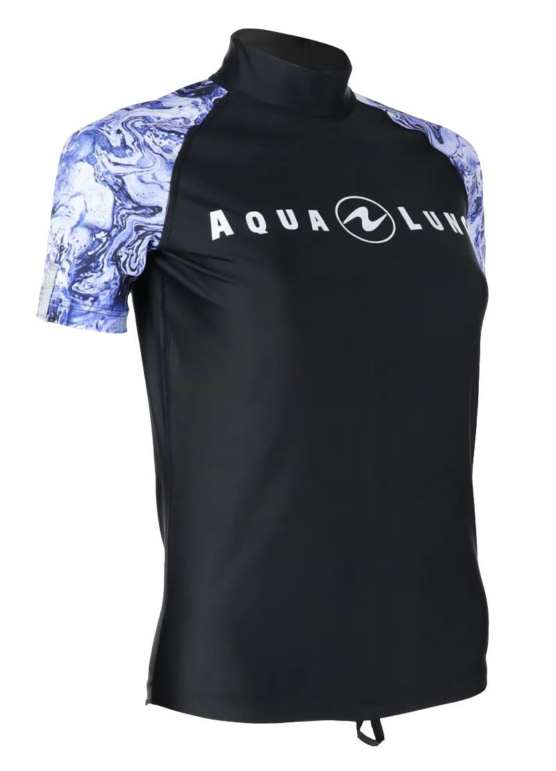 Aqua Lung Women's Short Sleeve Aqua Rash Guard