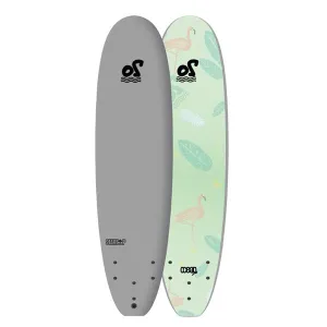 Back to School Soft Top Surfboard 9ft - Grey
