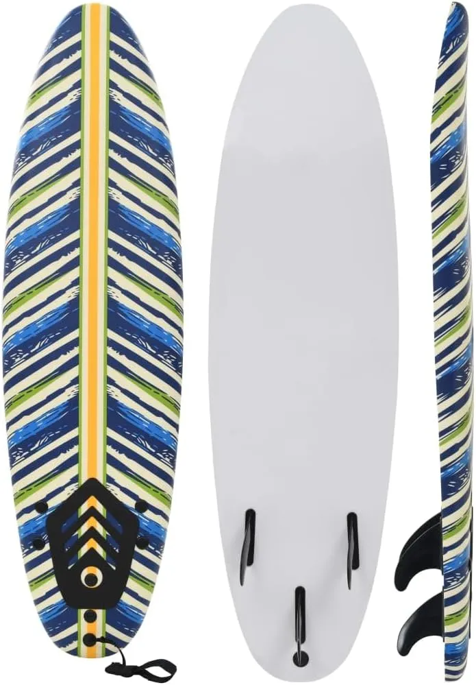 Beach Surfboard, 66.9 Inch Long Ultralight Surfboard with XPE Deck
