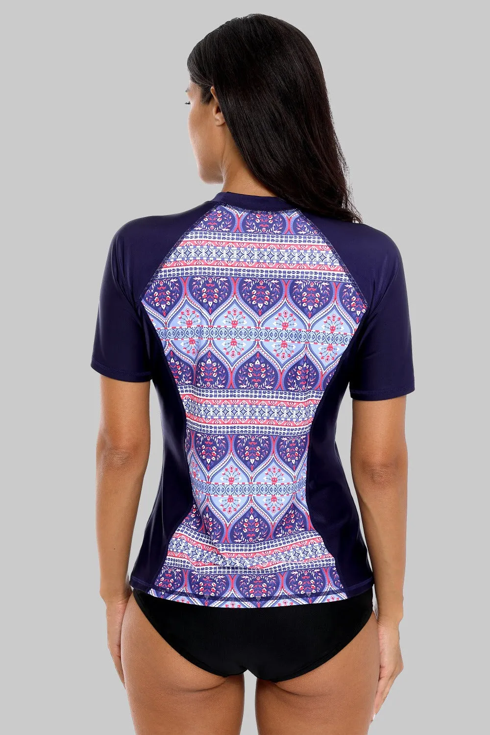 BROOKE - Geometric Print Rashguard