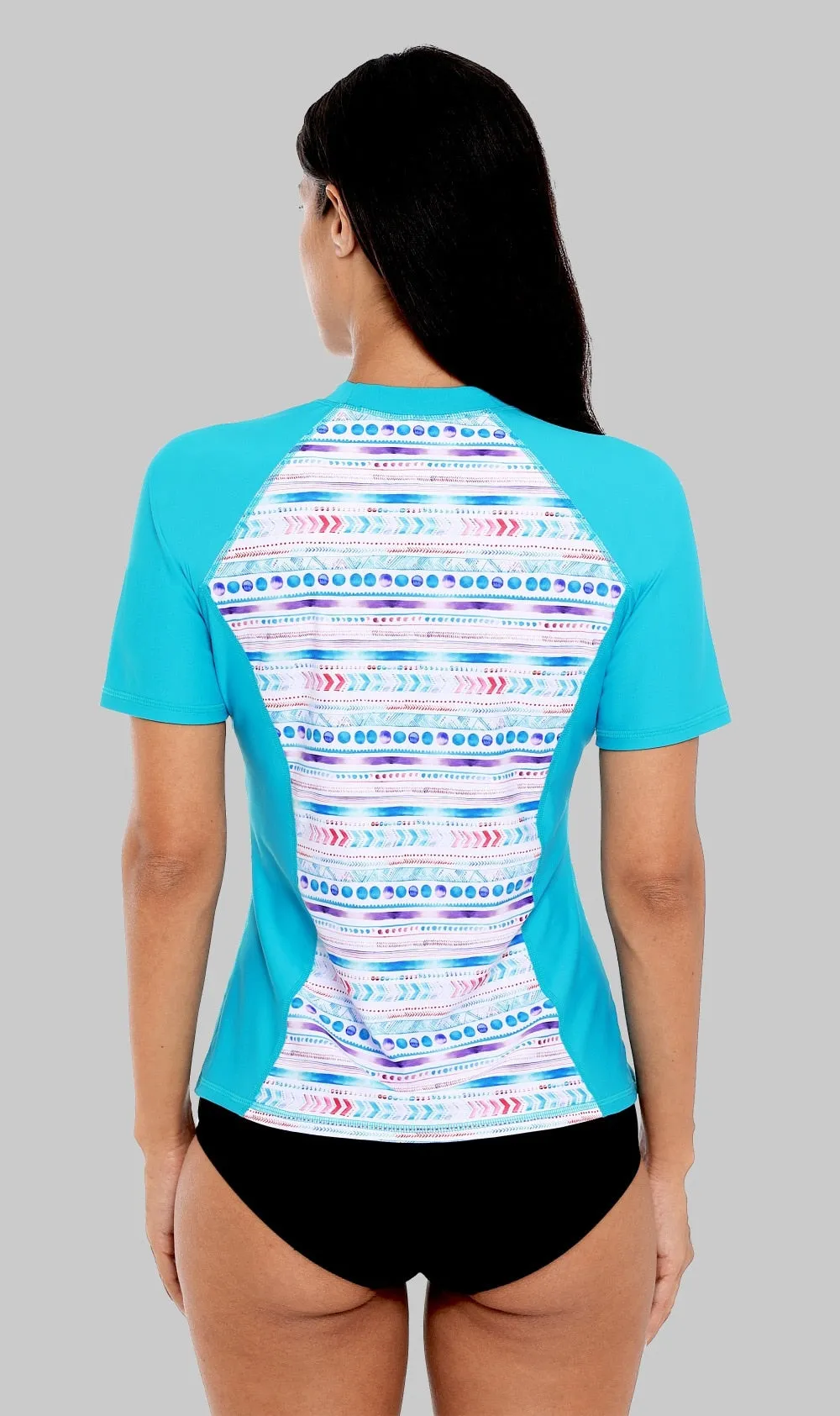 BROOKE - Geometric Print Rashguard