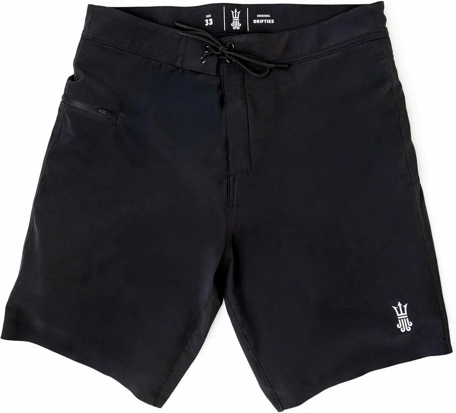 DRIFTLINE Wetsuit Lined Boardshorts Midnight Black Mens Drifties - 36