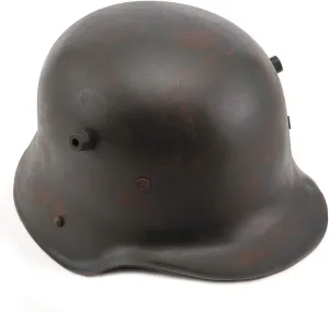 German WW1 M1916 STAHLHELM Helmet 18 Gauge Steel Hand Aged