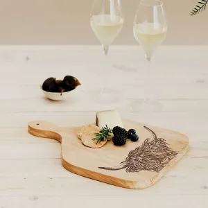Highland Cow Medium Oak Paddle Board