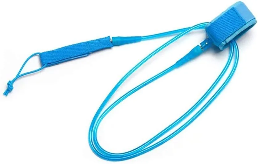 Inflatable Paddle Boards 6ft 7mm TPU Surfboard Leash Foot Rope Double Polyurethane Nylon Stainless Steel Stand Up Paddle Board Leash Surf Leash Vacation Must Haves (Color : 9ft 7mm)