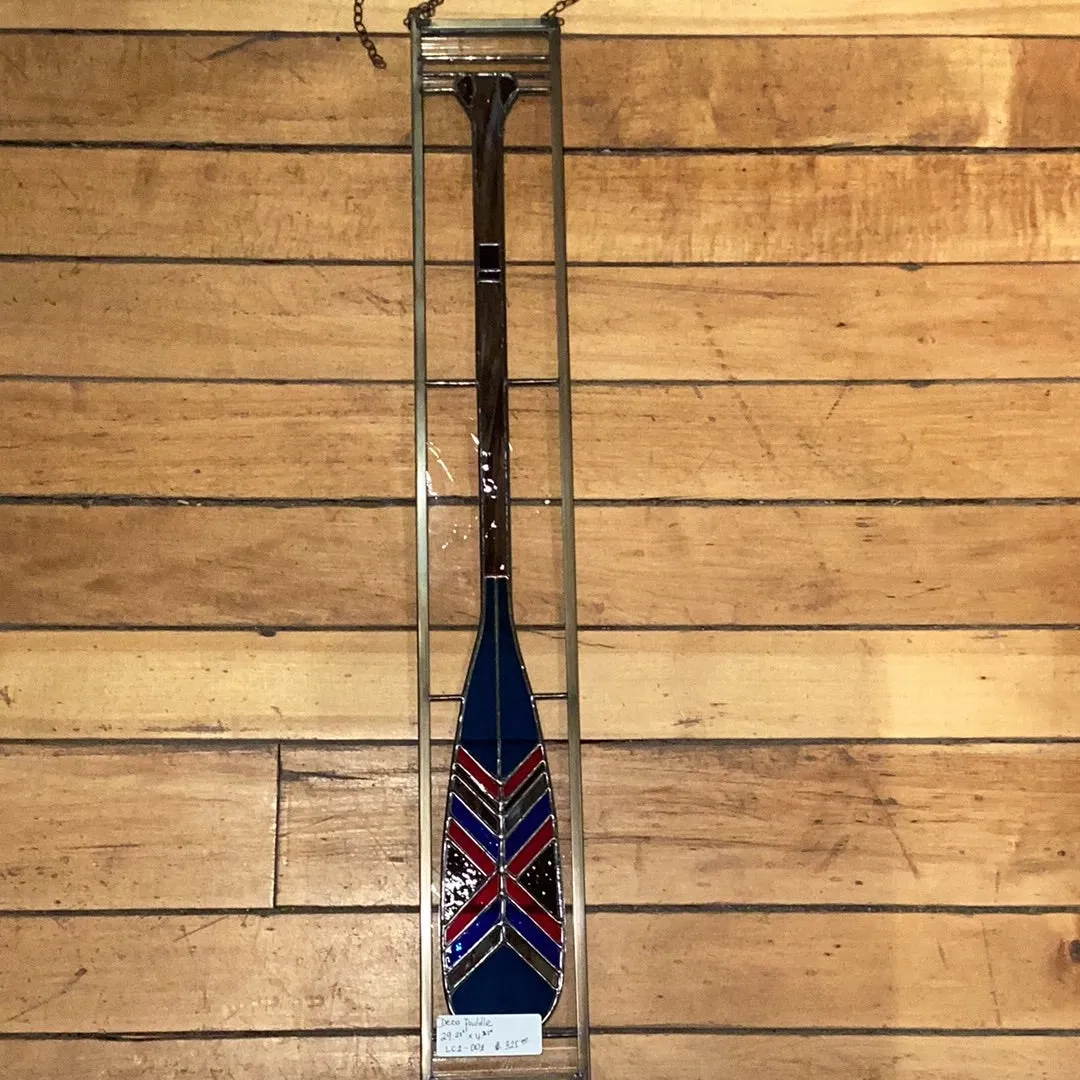 LC1-001 Deco Paddle board  Stained Glass
