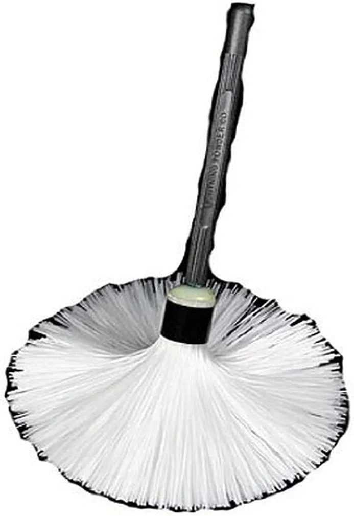 Lightning Powder Zephyr Fiberglass Fingerprint Brush, 6.5 in., Professional Fingerprint Dusting