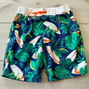 Mini Boden Surfboard Swim Trunks