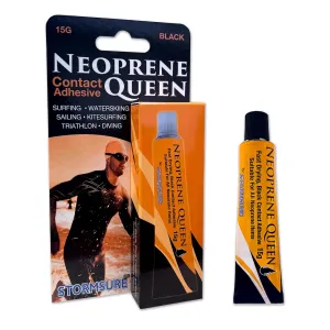 Neoprene Queen Wetsuit Repair Adhesive, 15g - Fast Bonding Contact Adhesive for Fast, Durable Neoprene Repairs