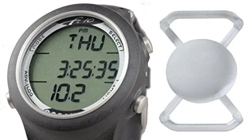 New Oceanic F.10 (Version 3) Dedicated Freediving Watch and Diving Computer with FREE Lens Protector Valued at $12.95 for Added Protection to the Glass Face of Your Dive Computer