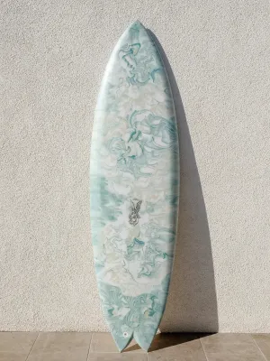 Nuevo Camino | Talladega Twin 5’10” Seafoam Smoke Surfboard