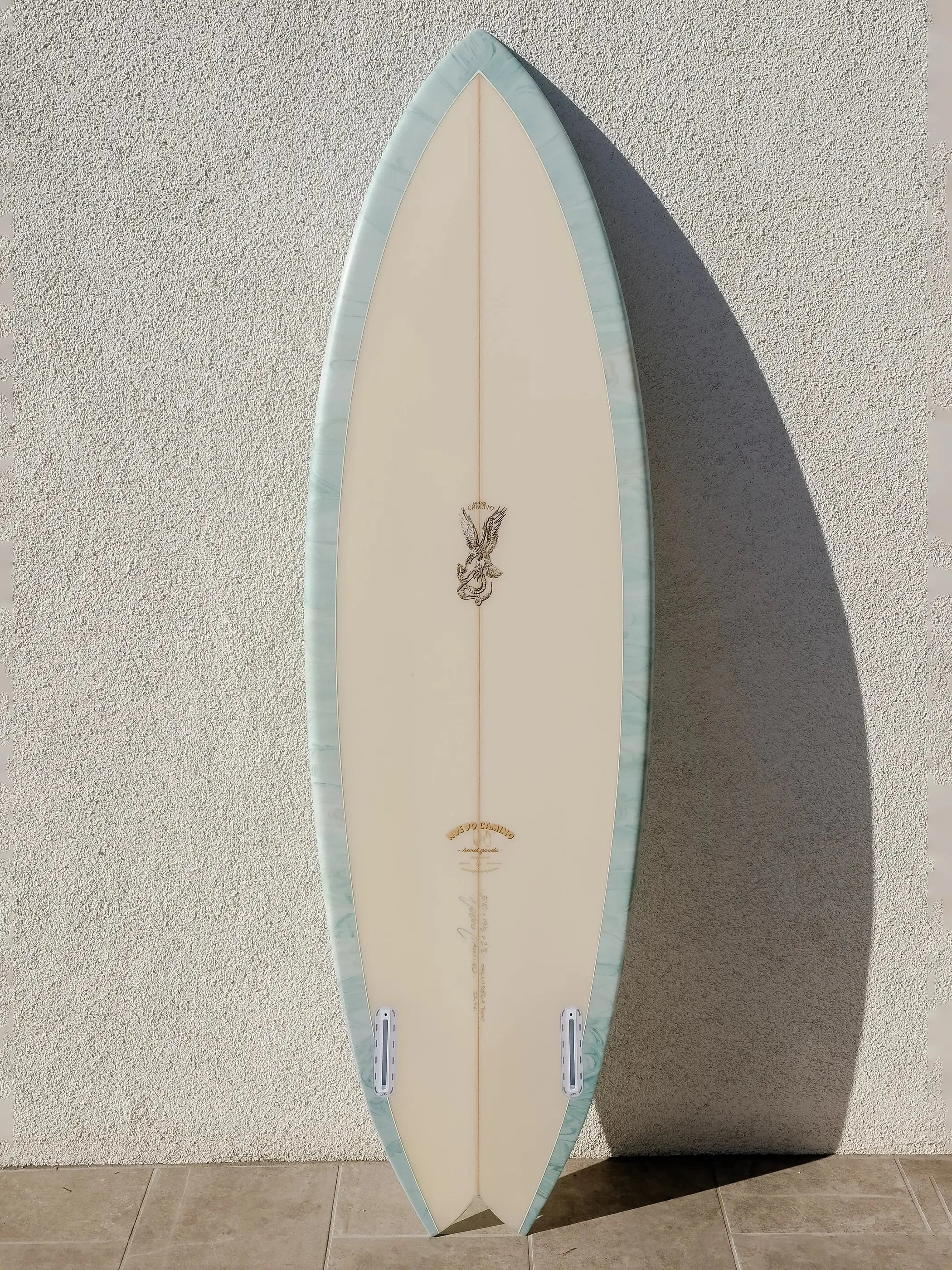 Nuevo Camino | Talladega Twin 5’10” Seafoam Smoke Surfboard