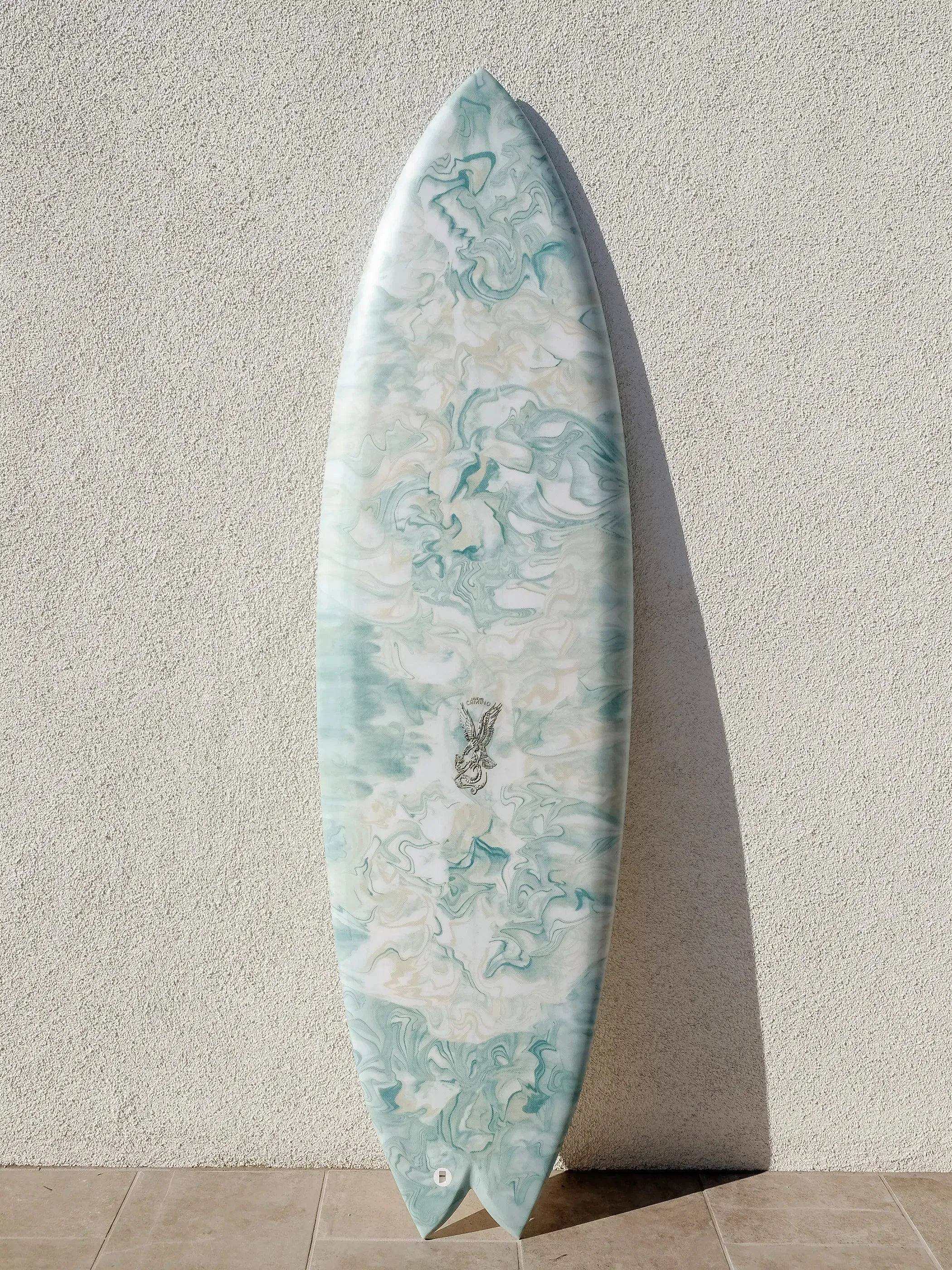 Nuevo Camino | Talladega Twin 5’10” Seafoam Smoke Surfboard