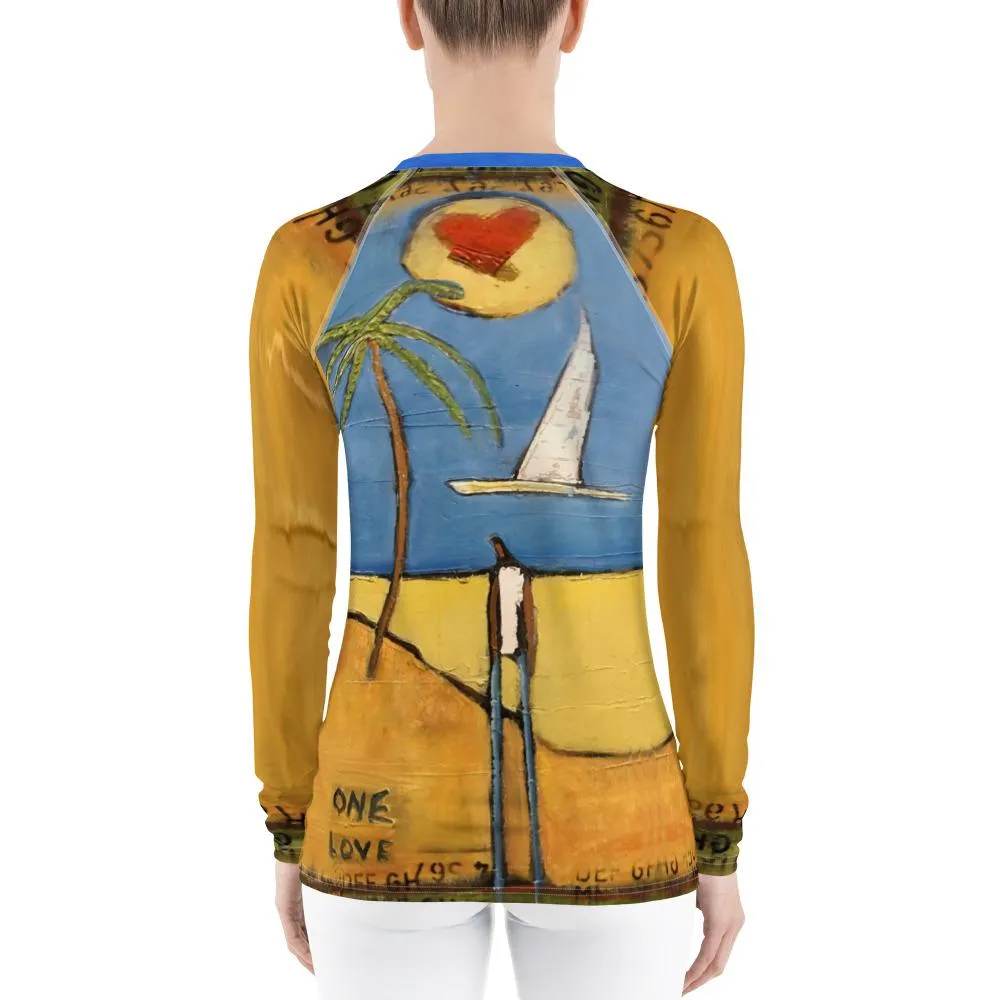 One Love Women's Rash Guard