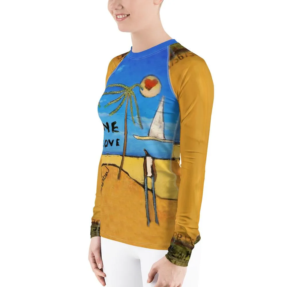 One Love Women's Rash Guard