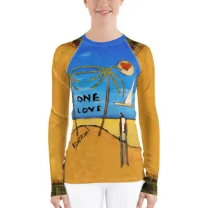 One Love Women's Rash Guard