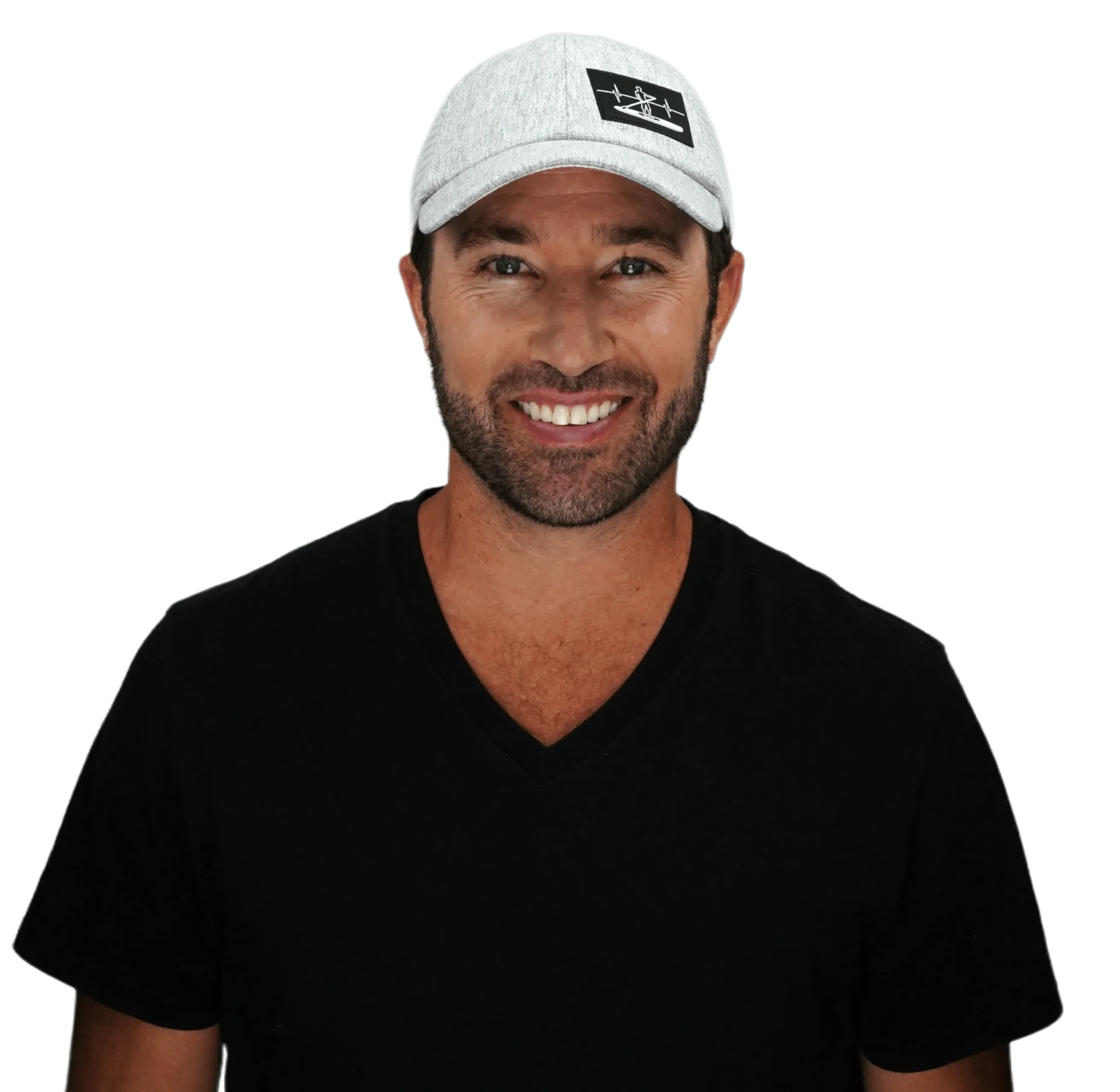 Paddle Board Hat | Dad Hat | Gray Hemp - Gray