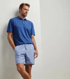 Peter Millar Men's 7-Inch Seaway Swim Trunks - Marina Blue