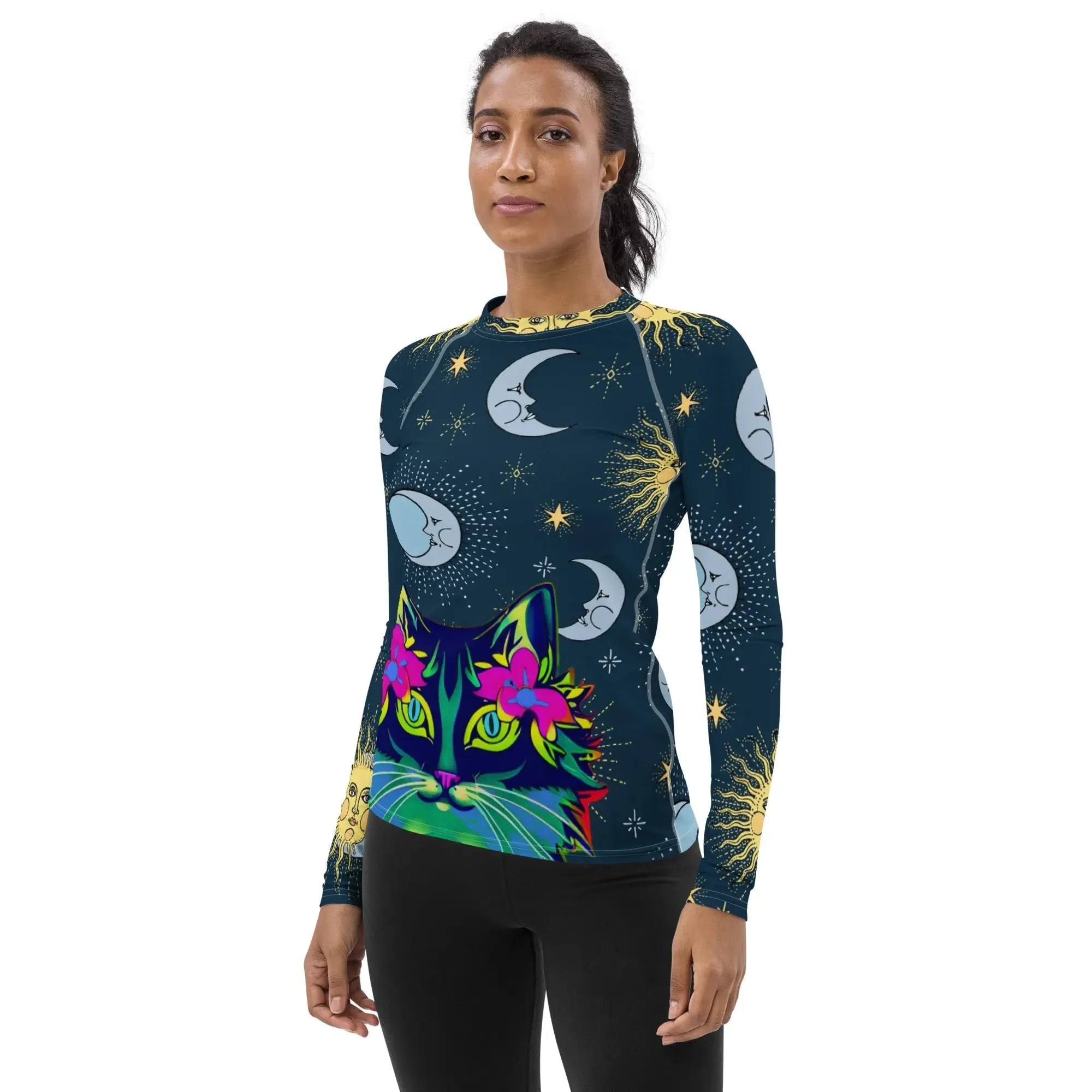 "Sonya My Beautiful Cat" Collection - Women's Rash Guard