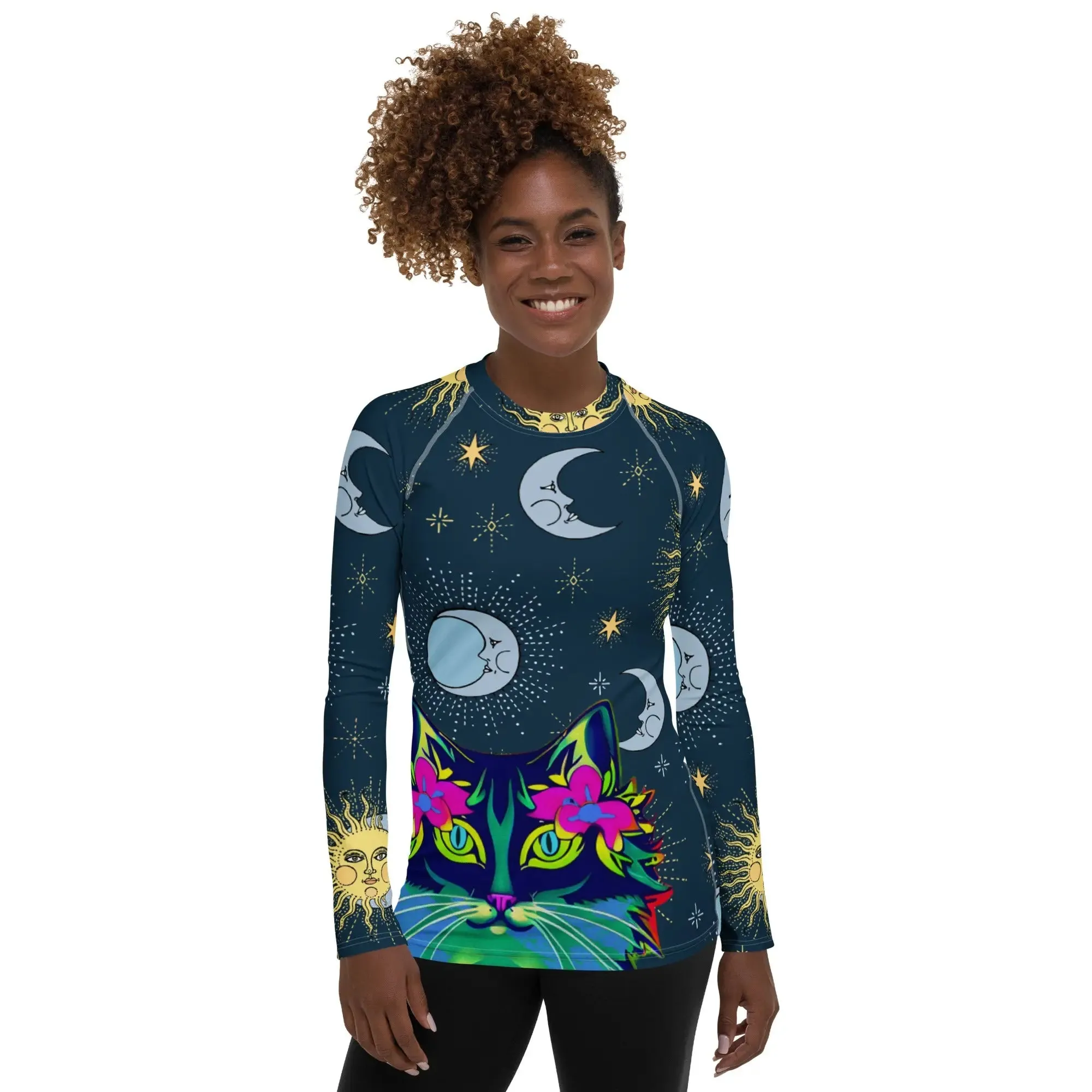 "Sonya My Beautiful Cat" Collection - Women's Rash Guard