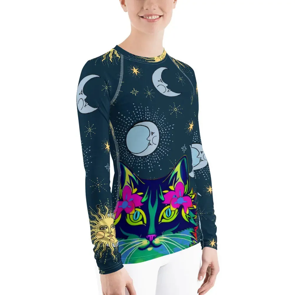 "Sonya My Beautiful Cat" Collection - Women's Rash Guard