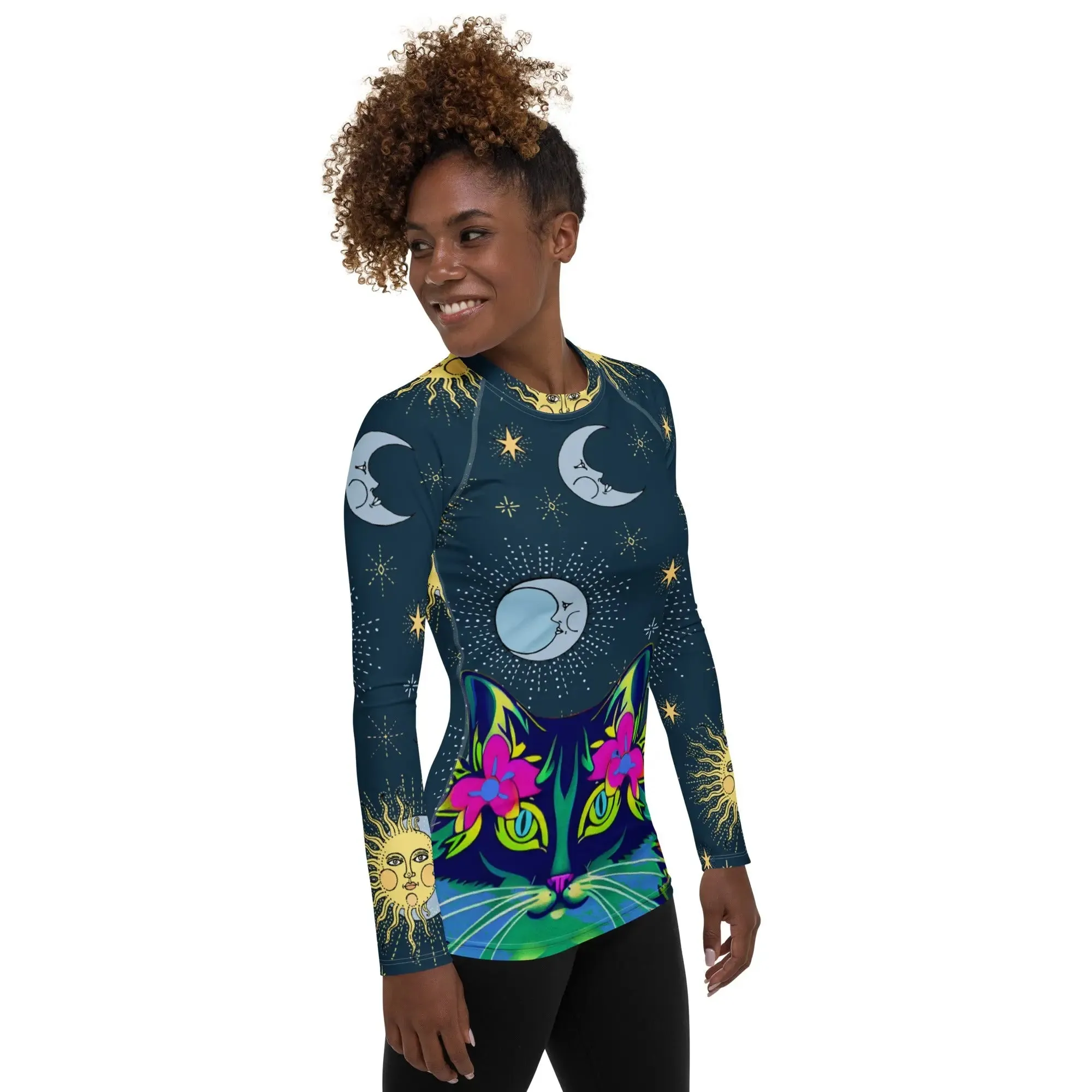 "Sonya My Beautiful Cat" Collection - Women's Rash Guard