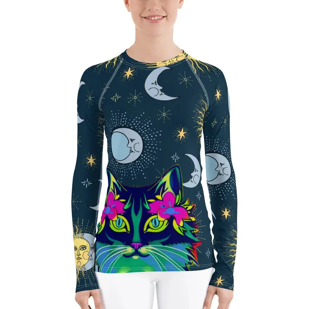 "Sonya My Beautiful Cat" Collection - Women's Rash Guard