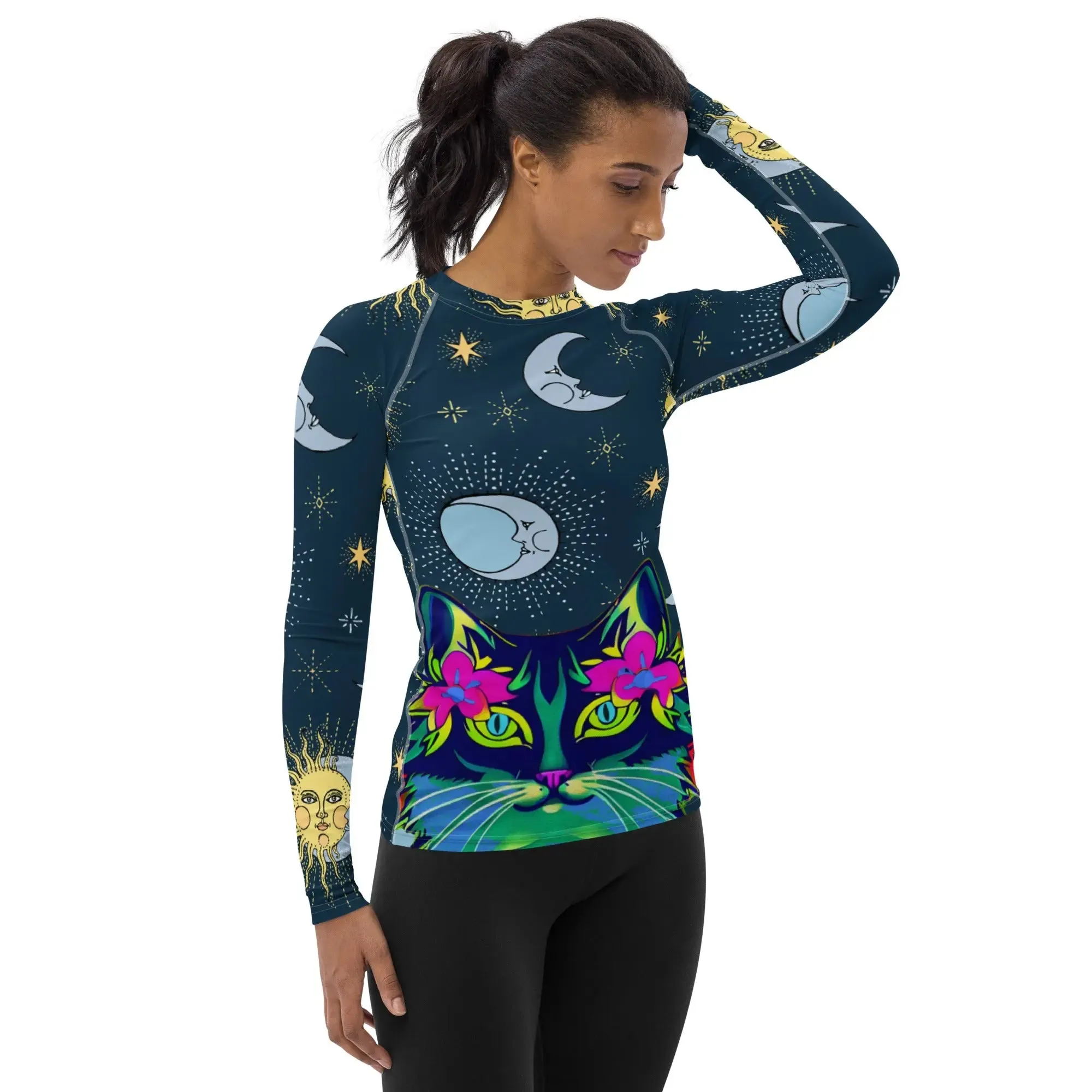 "Sonya My Beautiful Cat" Collection - Women's Rash Guard