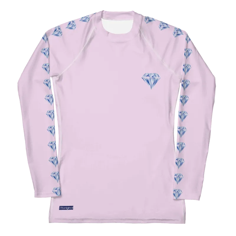 "Sparkling Love Diamond Affair" Collection - Women's Rash Guard