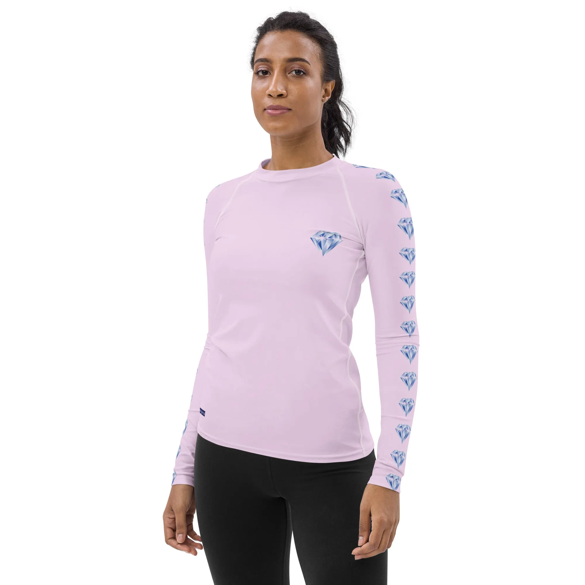 "Sparkling Love Diamond Affair" Collection - Women's Rash Guard