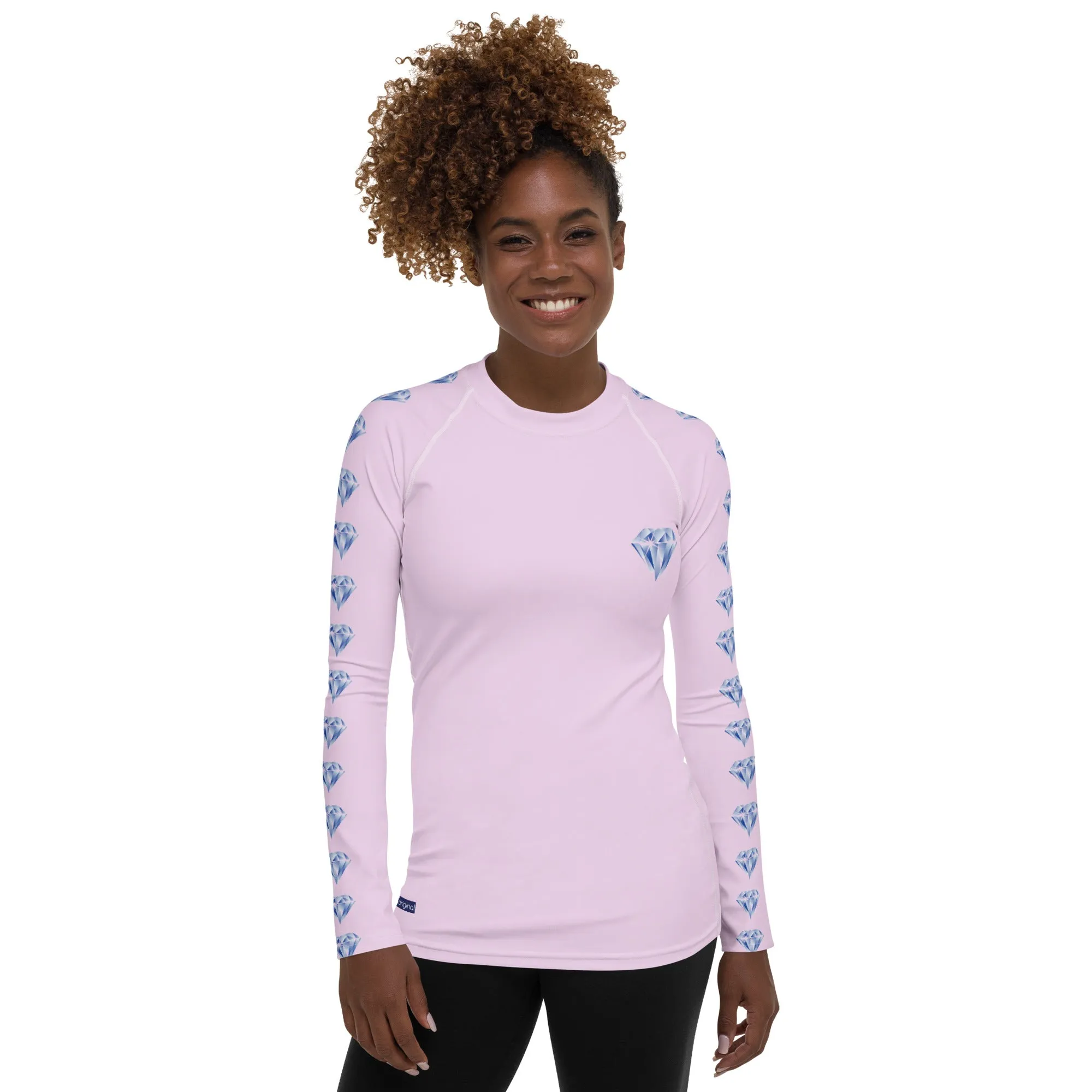"Sparkling Love Diamond Affair" Collection - Women's Rash Guard