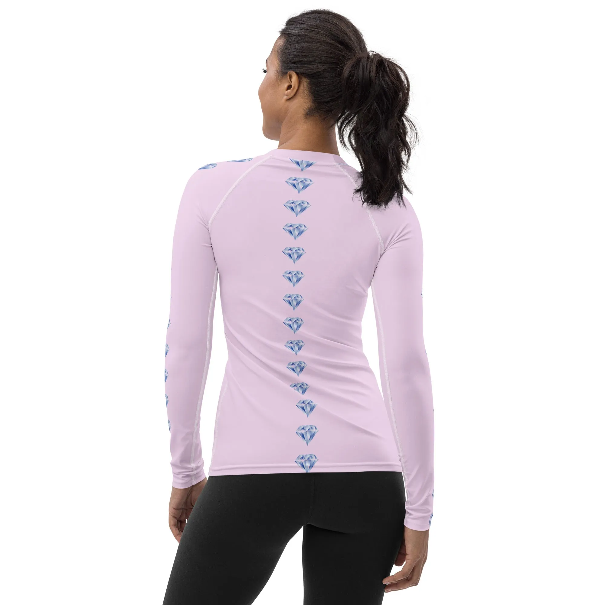 "Sparkling Love Diamond Affair" Collection - Women's Rash Guard