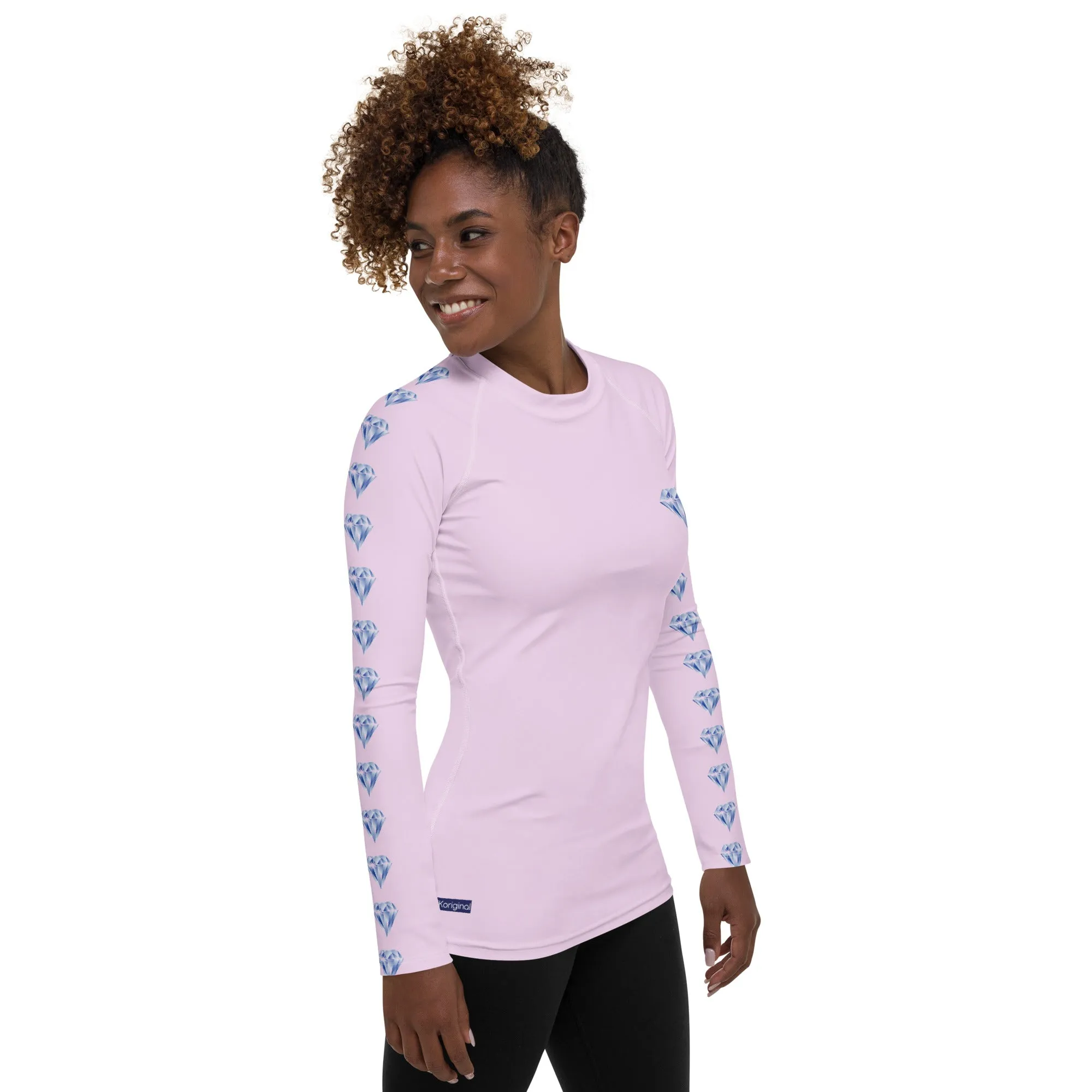 "Sparkling Love Diamond Affair" Collection - Women's Rash Guard