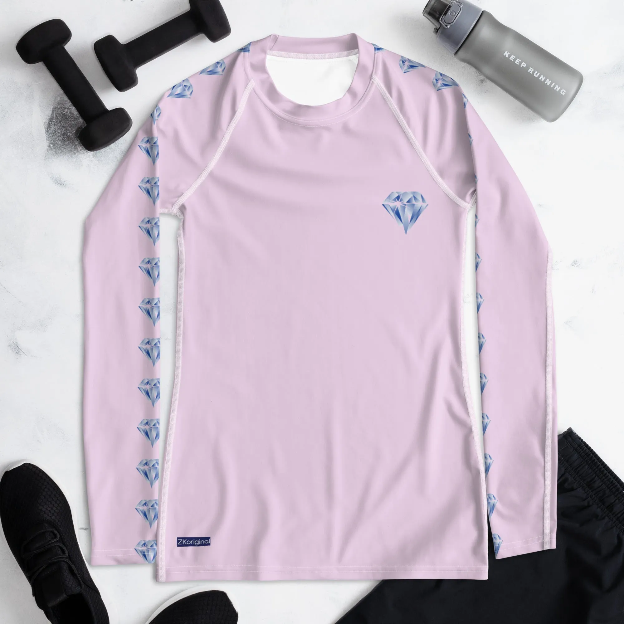 "Sparkling Love Diamond Affair" Collection - Women's Rash Guard