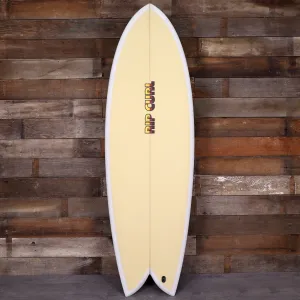 Rip Curl Twin PU 5'8 x 21 x 2 ½ Surfboard - Clear/Natural