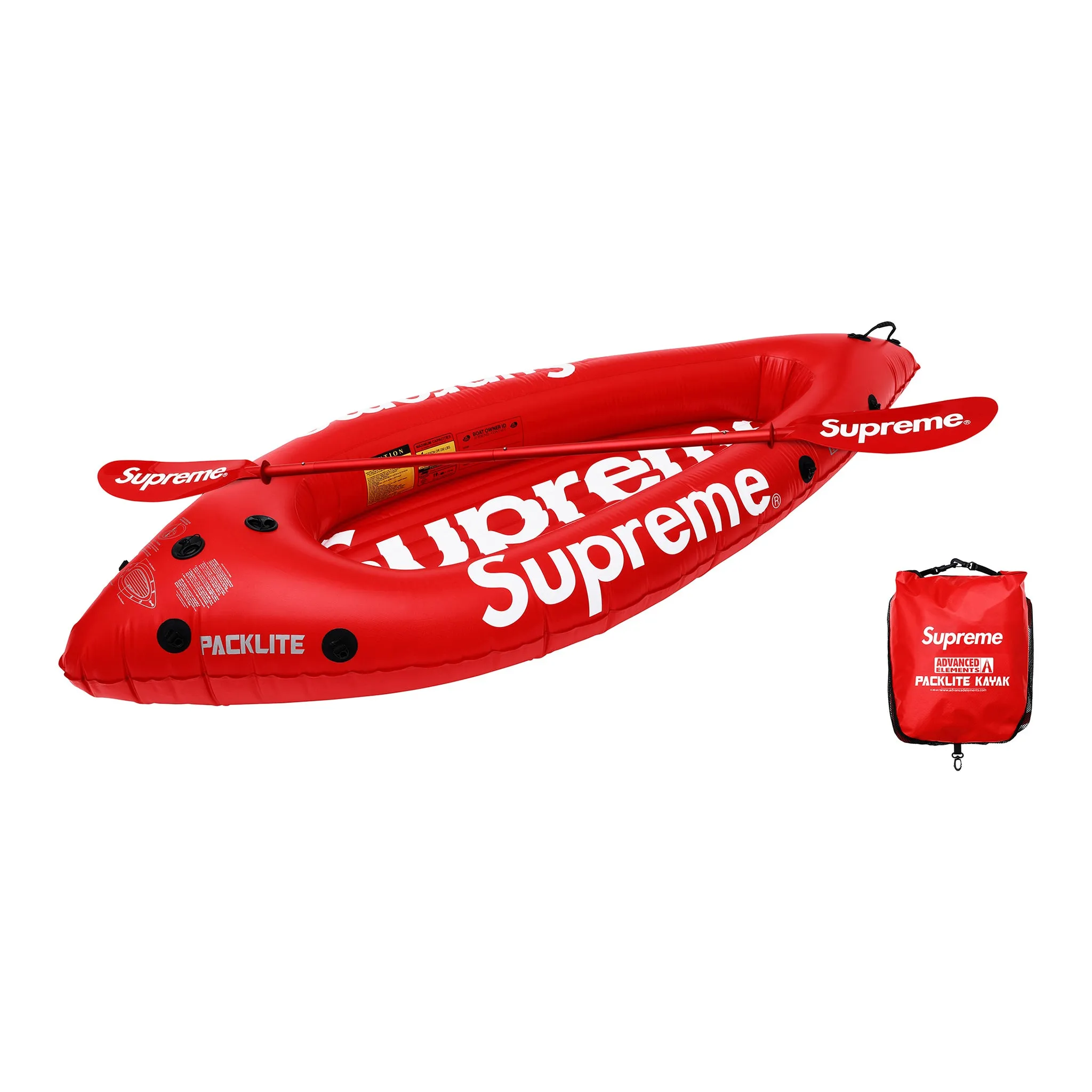 Supreme Advanced Elements Packlite Kayak Red