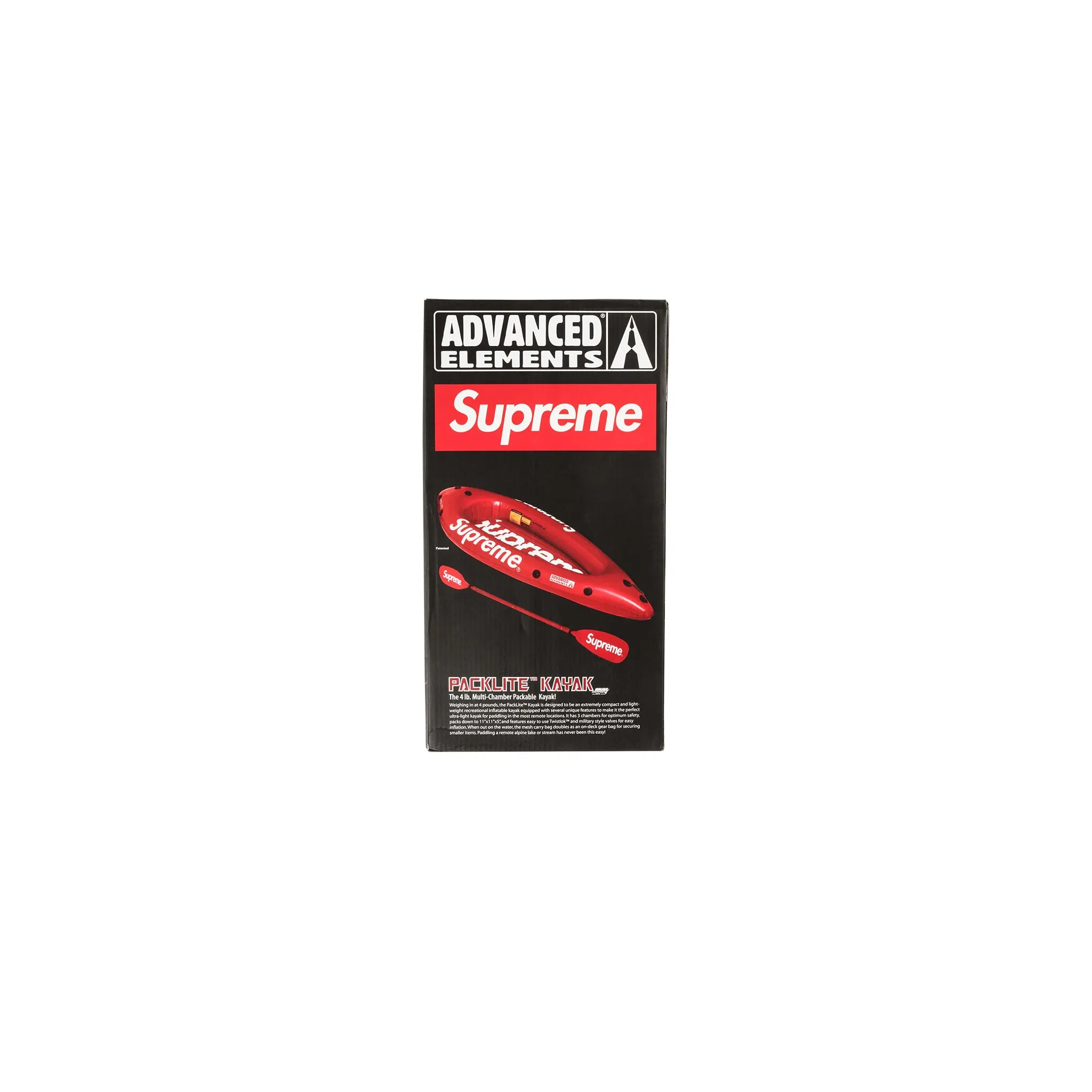 Supreme Advanced Elements Packlite Kayak Red